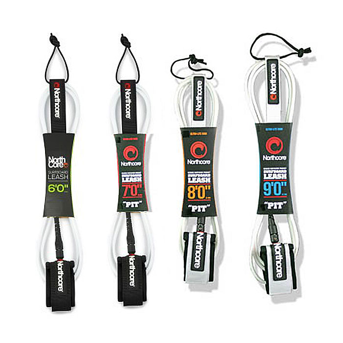 Northcore Pit Leash Surfboard Leashes 5mm Various Lengths Coast