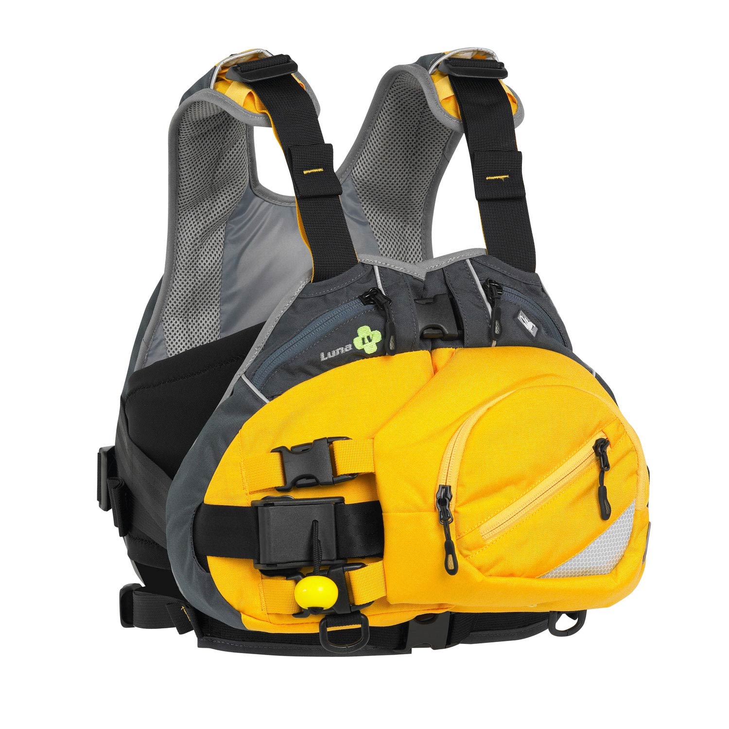 Palm Luna Womens White Water PFD Buoyancy Aid - Saffron