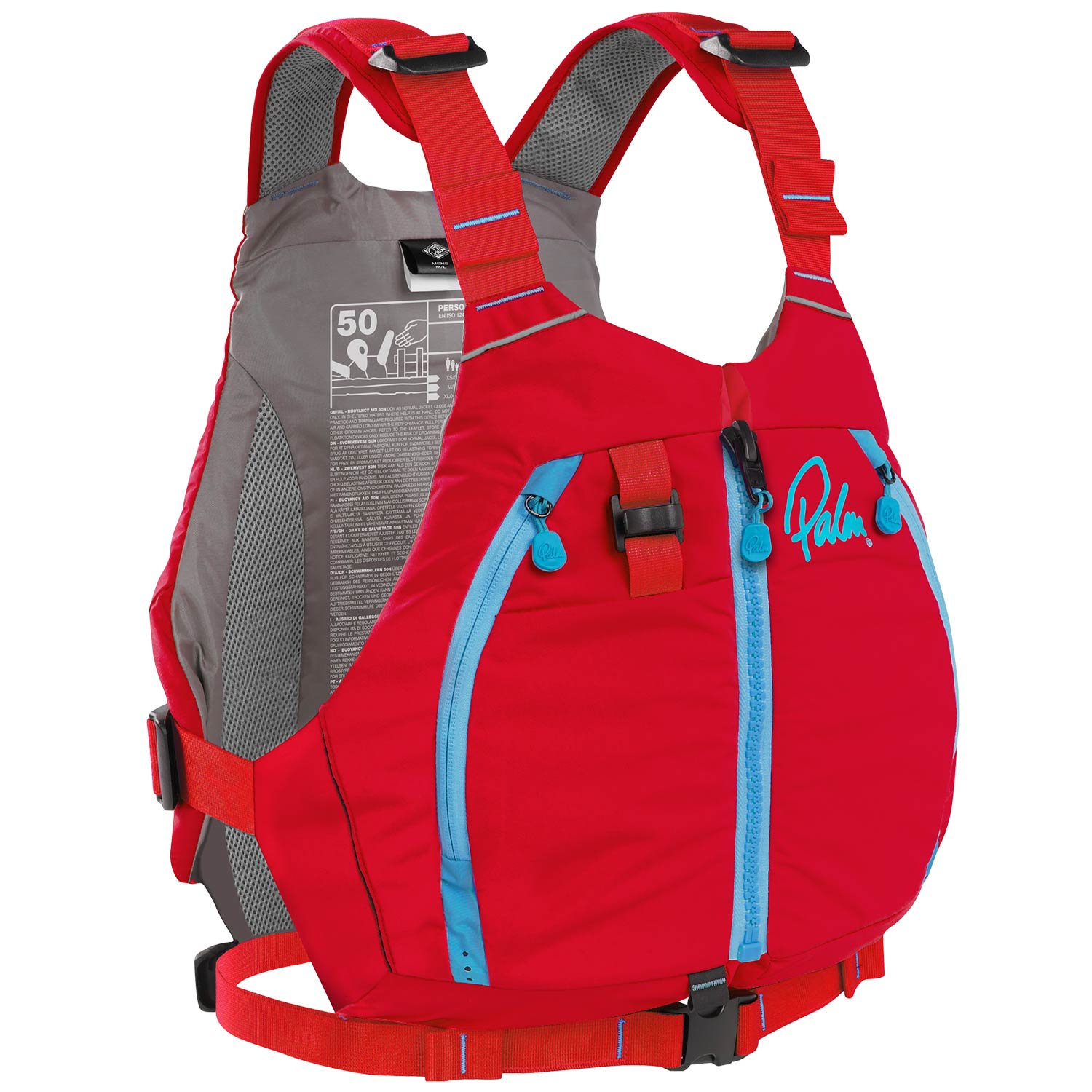 Palm Peyto PFD Kayak Buoyancy Aid 2019 Red Coast Water Sports