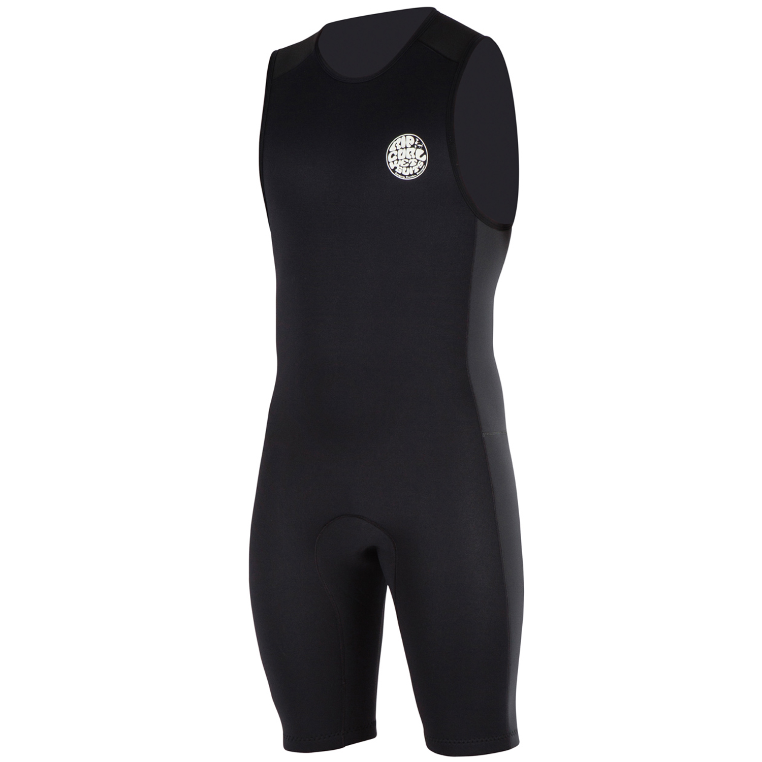 Rip Curl Aggrolite BackZip Short John Wetsuit 2019 Black Coast