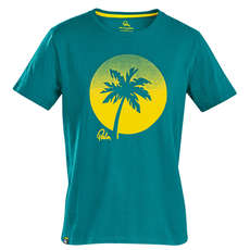 Palm Sunset T-Shirt - Teal - 12593