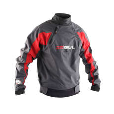 Gul Ballistic Waterproof Breathable Spraytop - Grey/Red Gul Ballistic Waterproof Breathable Spraytop - Grey/Red