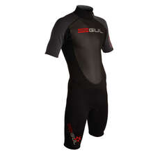 Gul Response Flatlock Shorty 3/2mm Mens Wetsuit - Black/Graphite Gul Response Flatlock Shorty 3/2mm Mens Wetsuit - Black/Graphite