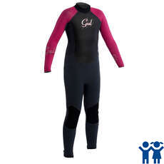Gul Junior Girls RESPONSE 3/2mm SteamerWetsuit - Grpht/Mag Gul Junior Girls RESPONSE 3/2mm SteamerWetsuit - Grpht/Mag