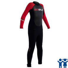 Gul Response Steamer 3/2mm Junior Wetsuit - Black/Red