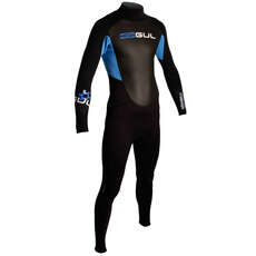 Gul Response Flatlock Steamer 3/2mm Mens Wetsuit - Black/Cyan Gul Response Flatlock Steamer 3/2mm Mens Wetsuit - Black/Cyan