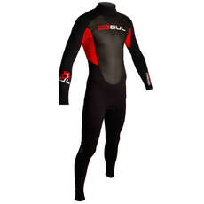 Gul Response Flatlock Steamer 3/2mm Mens Wetsuit - Black/Red Gul Response Flatlock Steamer 3/2mm Mens Wetsuit - Black/Red