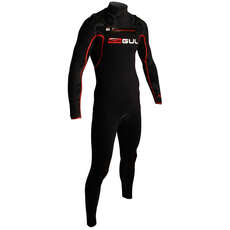 Gul Viper Blindstich Steamer 3/2mm Mens Wetsuit - Black/Red