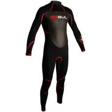 Gul Vortex Blindstitch Steamer 3/2mm Mens Wetsuit - Black/Red
