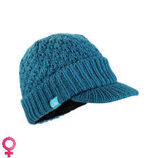 Gill Womens Peak Knit Beanie - Teal