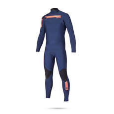 Mystic MAJESTIC 3/2 GBS Frontzip Wetsuit - Blue