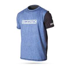 Mystic Majestic Loosefit Short Sleeve Rashvest - Denim