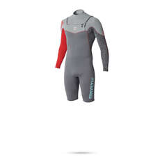 Mystic NICK DAVIES 2/2 GBS Longarm Shorty Front Zip Wetsuit - Red