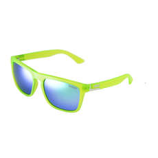 Sinner Thunder Sunglasses - Matt Lime Green / Smoke Green Revo Lens