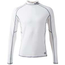 Gill Mens Pro Rash Vest Long Sleeve - White