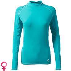 Gill Womens Pro Rash Vest Long Sleeve - Aqua