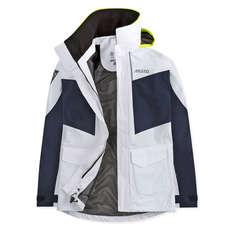 Musto Womens BR2 Coastal Jacket - White/True Navy