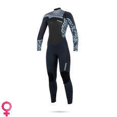 Mystic Womens DIVA 5/3mm GBS Front-Zip Wetsuit - Navy