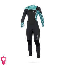Mystic Womens DIVA 5/3mm GBS Front-Zip Wetsuit - Grey