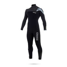Mystic MAJESTIC 3/2 GBS Front Zip Wetsuit - Black/Grey