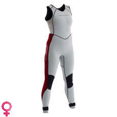 Neil Pryde Womens ELITE 1mm Firewire Long Jane Wetsuit - Grey/Plum