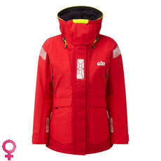 Gill Womens OS2 Offshore / Coastal Sailing Jacket - Red
