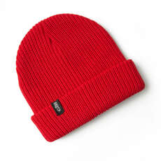 Gill Floating Knit Beanie - Red