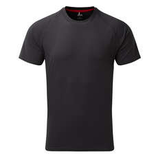 Gill Mens UV Tec Crew Neck T-Shirt  - Charcoal