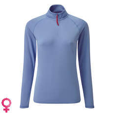 Gill T-Shirt Uv À Manches Longues Pour Femmes Uv Tec - Bleu