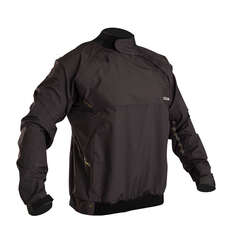 Gul Gamma Taped Zip-Neck Spray Top - Black