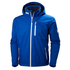 Helly Hansen Hooded Crew Midlayer Jacket - Olympian Blue Helly Hansen Hooded Crew Midlayer Jacket - Olympian Blue