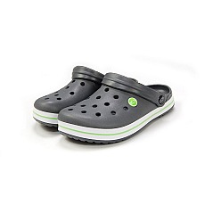 TWF Sharkies Lighweight Beach Shoe / Cloggs - Grey/Lime