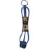 Sola 7ft x 7mm Surfboard Leash - Blue