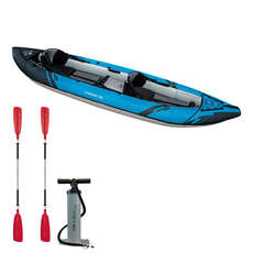 Aquaglide Chinook 120 - 2 Man Inflatable Kayak Package - Paddles & Pump