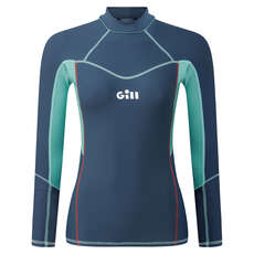 Gill Womens Pro Rash Vest Long Sleeve - Ocean - 5020W