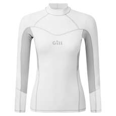 2022 Gill Womens Pro Rash Vest Long Sleeve - White - 5020W