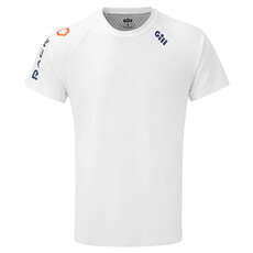 2021 Gill Race Short Sleeve T-Shirt - White - RS36