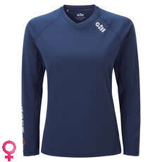 T-Shirt De Course À Manches Longues Pour Femmes Gill - Bleu - Rs37W