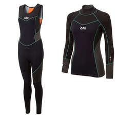 Gill Womens Zentherm Dinghy Wetsuit Kit - Black - 5000/1W