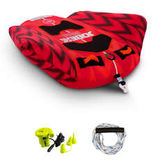 Jobe Hydra 1 Person Towable Package - Red Jobe Hydra 1 Person Towable Package - Red