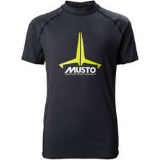 Musto Youth Insignia UV SS Fast Dry Rash Guard - Black 80802