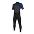 Mystic Brand 3/2mm Short Arm Back-Zip Flatlock Wetsuit - Navy