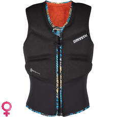 Mystic Womens Gem Kite Surfing Front-Zip Impact Vest - Black