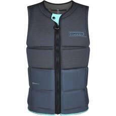Mystic MARSHALL Wake Boarding Front-Zip Impact Vest - Black/Mint