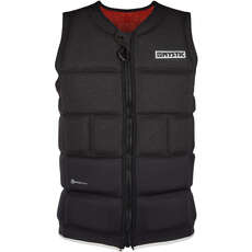 Mystic VOLTT Wake Boarding Front-Zip Impact Vest - Black