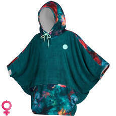 Mystic Womens Poncho Changing Robe - Teal