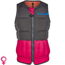 Mystic Womens Diva Wake Boarding Front-Zip Impact Vest - Phantom Grey