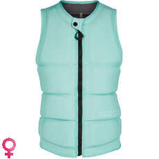 Mystic Womens STAR Wake Boarding Front-Zip Impact Vest - Mist Mint