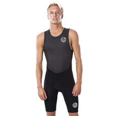 Combinaison Néoprène Rip Curl Dawn Patrol Short-Zip John - Noir - Wsp9Dm