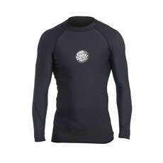 Rip Curl Flashbomb Long Sleeve Polypro Thermal Rash - Black